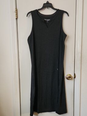 Koolaburra Sleeveless Charcoal Midi Dress